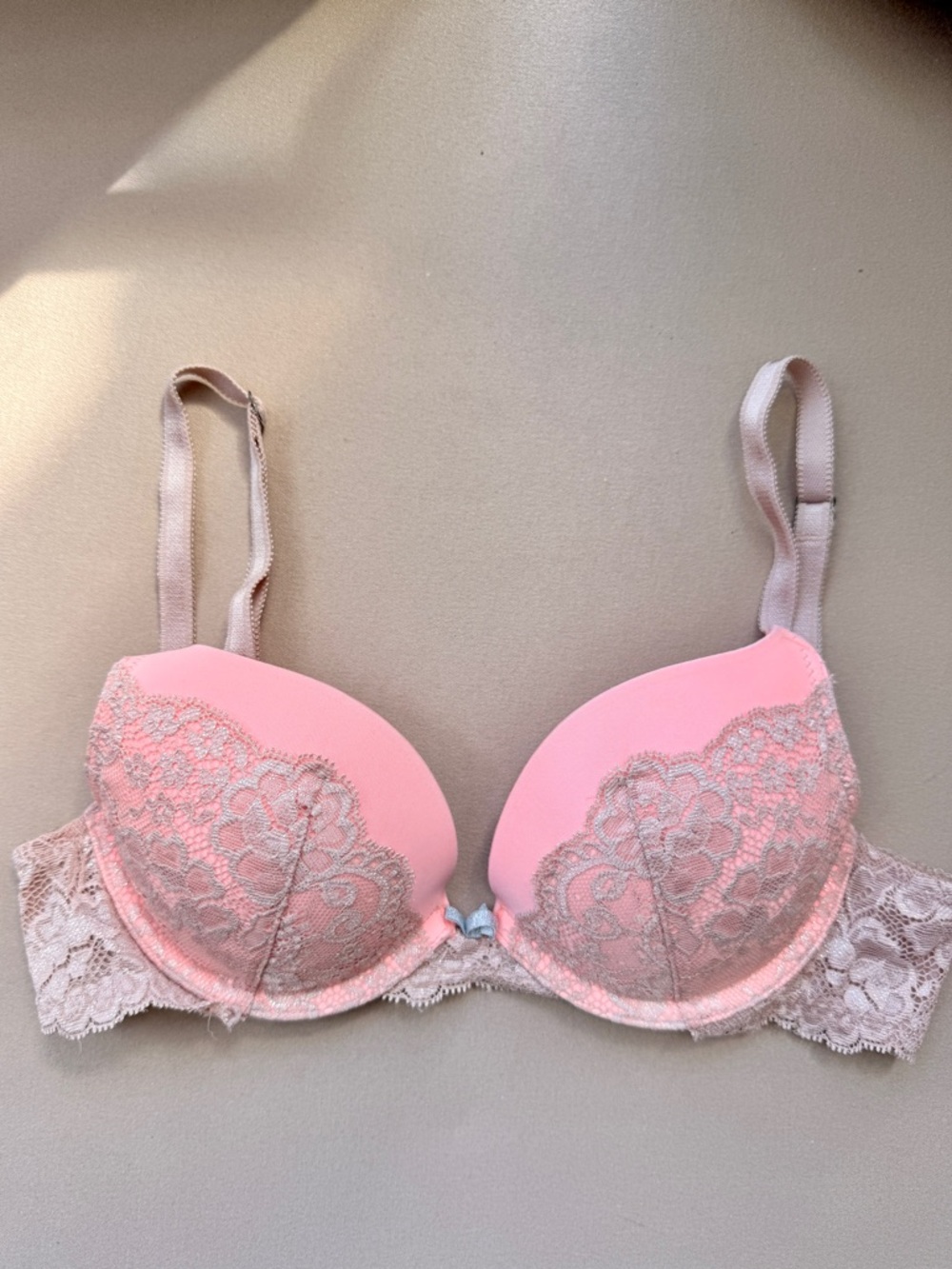 Victoria's Secret Pink Lace Push-Up Bra